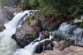 Mountain portion in Hogenakkal Falls in India